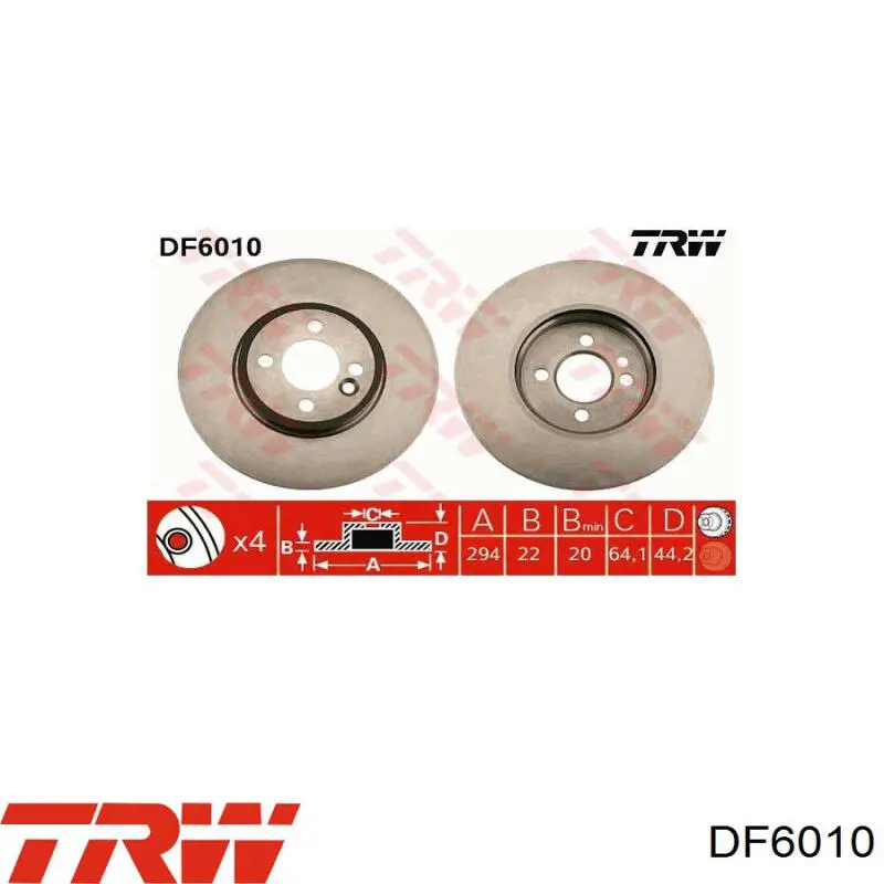 Купити 602403 Daco Ротор гальмівний