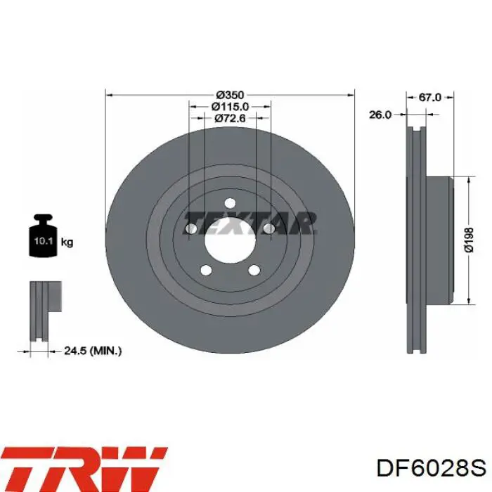 Задні дискові гальма Delphi BG9199C ціна, від 70.45 USD