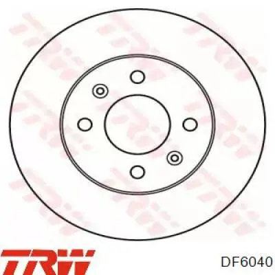 DF6040 TRW диск гальмівний передній