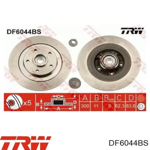 Задні дискові гальма Dayco KWD011D ціна, від 73.09 USD