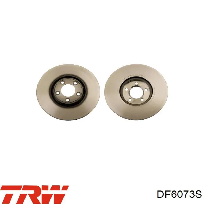 Диск переднього гальма TRW DF6073S ціна, від 71.09 USD