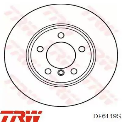DF6119S TRW Гальмо дискове переднє