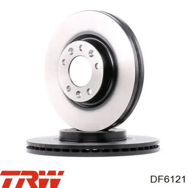 DF6121 TRW диск гальмівний передній