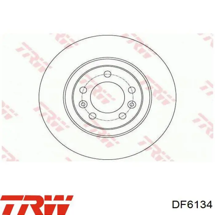 Задні дискові гальма TRW DF6134 ціна, від 41.51 USD