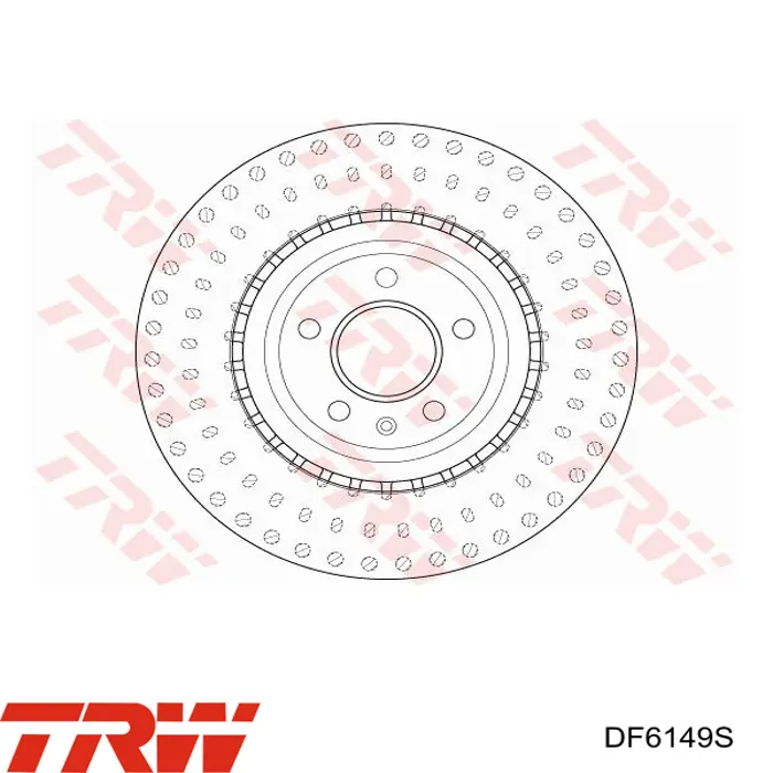 B130789 Denckermann Гальмо дискове переднє