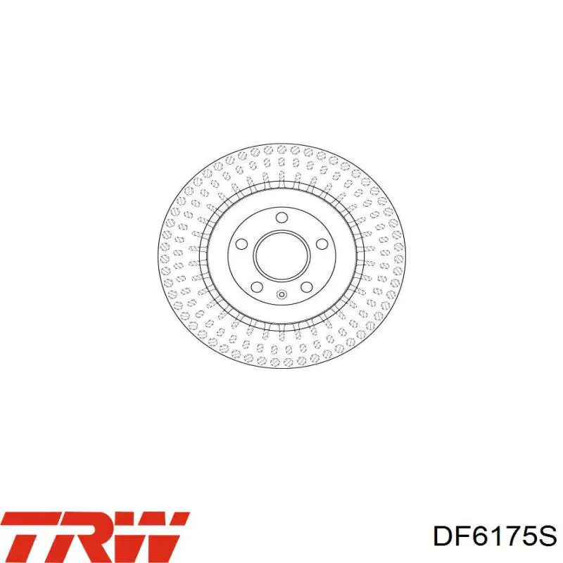 Гальмівні диски DF6175S TRW