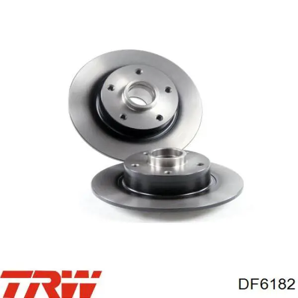 DF6182 TRW диск гальмівний задній