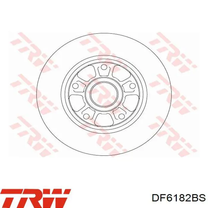 DF6182BS TRW Дискові гальма