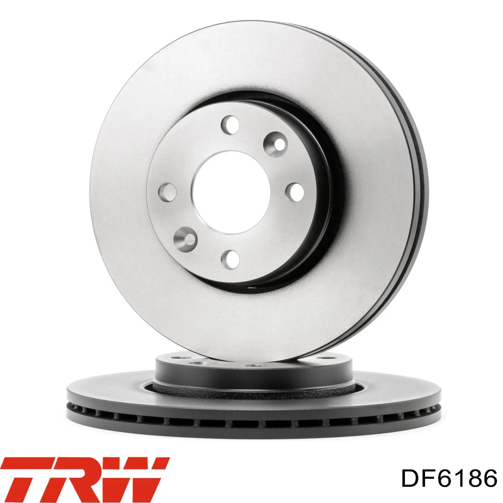 DF6186 TRW диск гальмівний передній