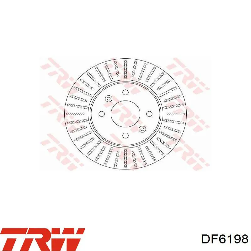 Купити DF6198 TRW Ротор гальмівний