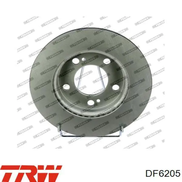 Гальмівні диски передні DF6205 TRW
