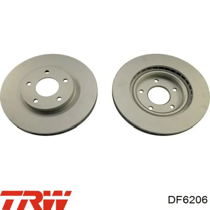 Диск гальмівний передній TRW DF6206