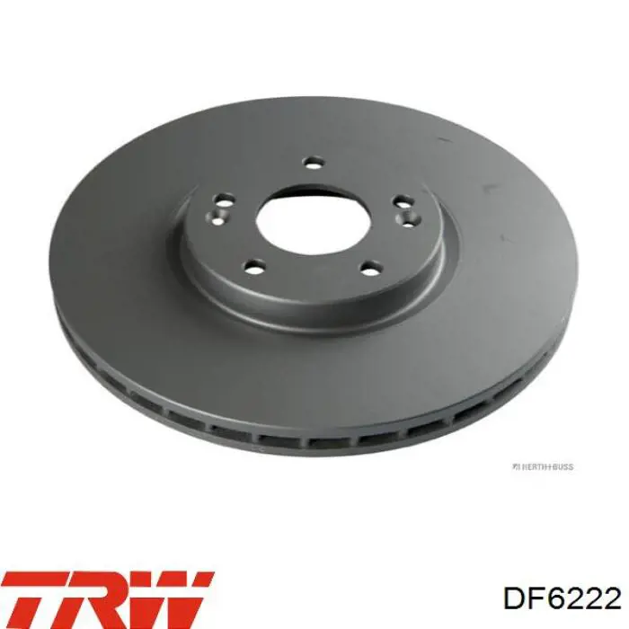 DF6222 TRW диск гальмівний передній