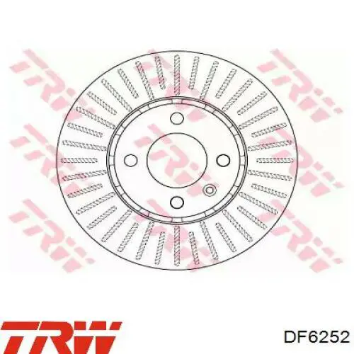 Диск переднього гальма TRW DF6252 ціна, від 39.96 USD