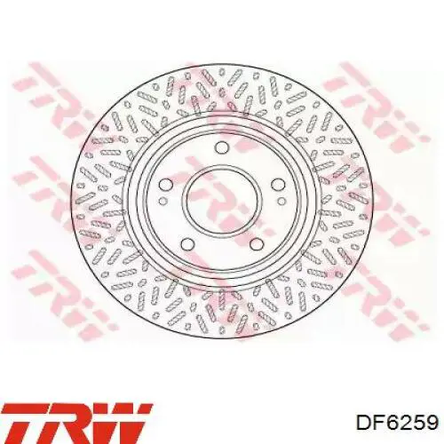 Купити DF6259 TRW Ротор гальмівний