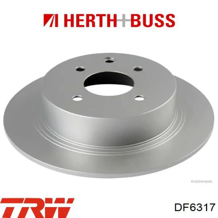 Гальмівні диски DF6317 TRW
