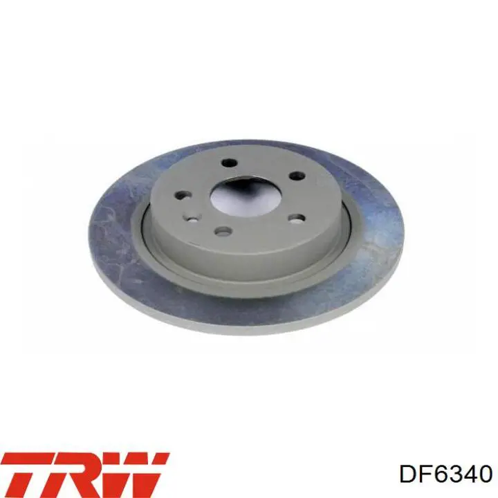 Диск гальмівний задній TRW DF6340