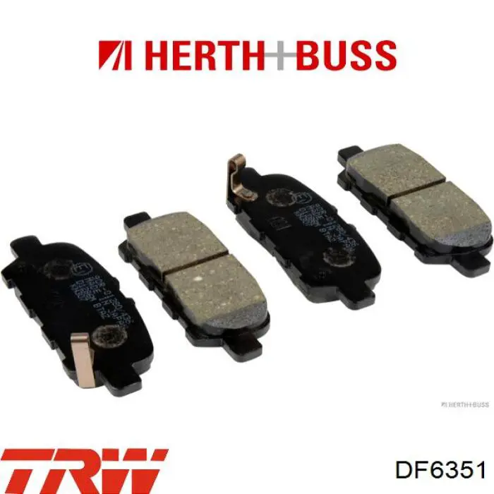 Купити DF6351 TRW Диск заднього гальма