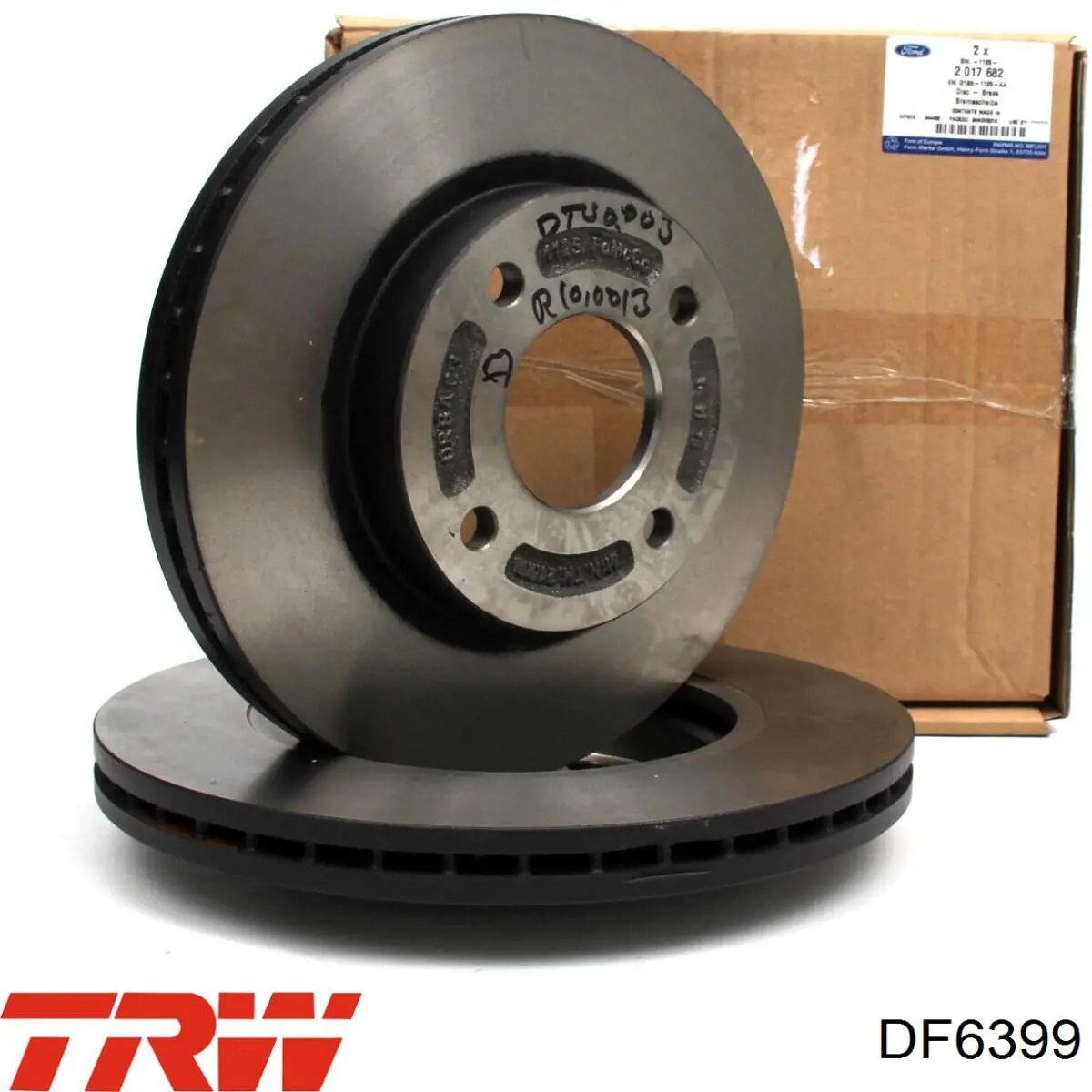 Диск переднього гальма TRW DF6399 ціна, від 41.39 USD