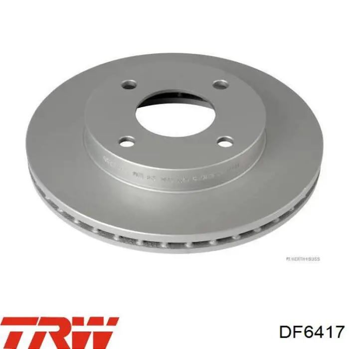 Диск переднього гальма TRW DF6417 ціна, від 47.13 USD