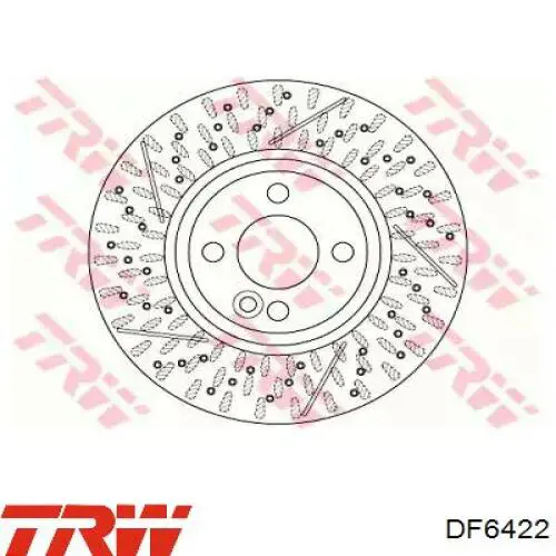 Купити DF6422 TRW Ротор гальмівний