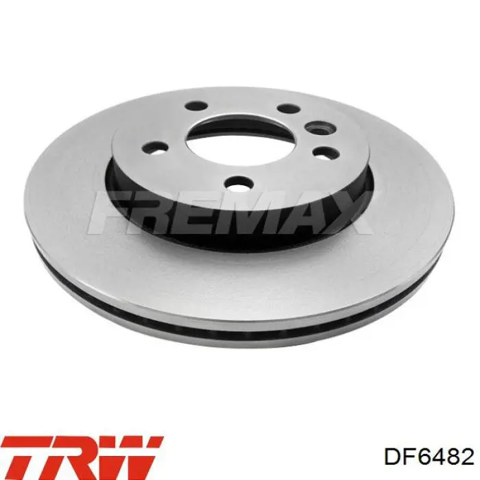 Диск переднього гальма TRW DF6482 ціна, від 62.74 USD