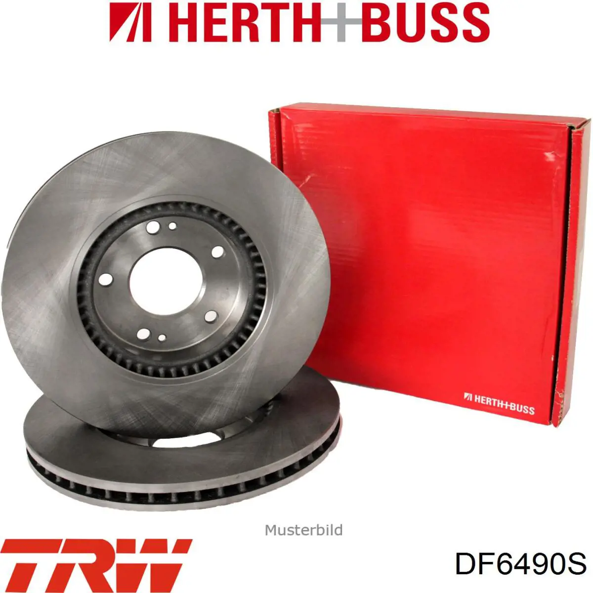 Диск переднього гальма TRW DF6490S ціна, від 4.16 USD