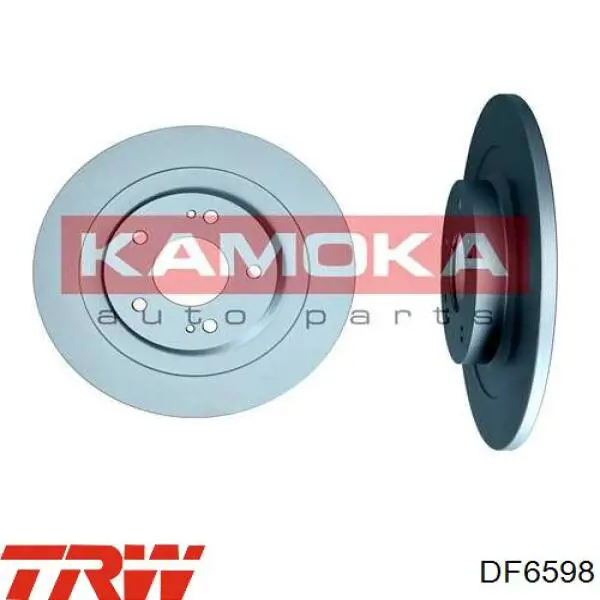 Диск гальмівний задній TRW DF6598