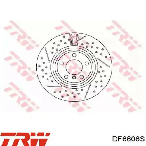 Задні дискові гальма TRW DF6606S ціна, від 151.47 USD