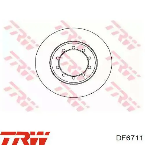 Задні дискові гальма TRW DF6711 ціна, від 35.56 USD