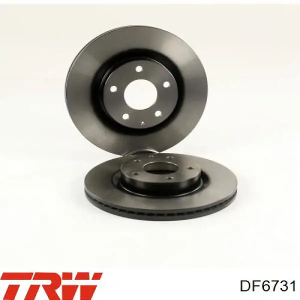 Диск переднього гальма TRW DF6731 ціна, від 55.63 USD