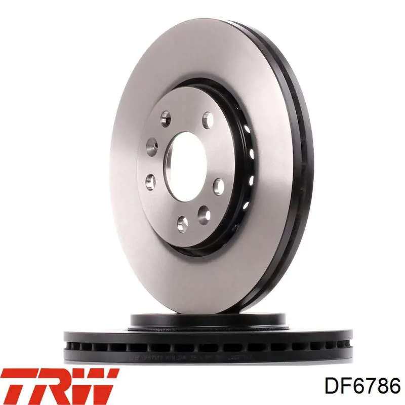 Диск переднього гальма TRW DF6786 ціна, від 54.66 USD