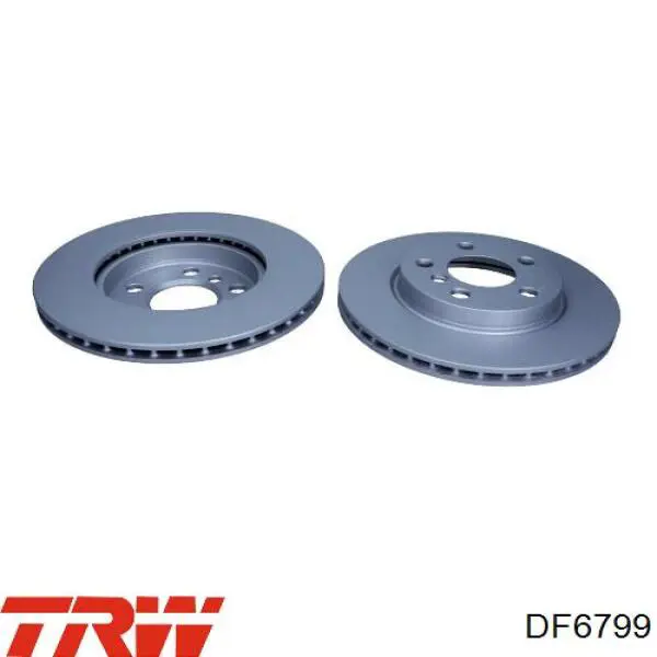 Диск переднього гальма TRW DF6799 ціна, від 50.67 USD
