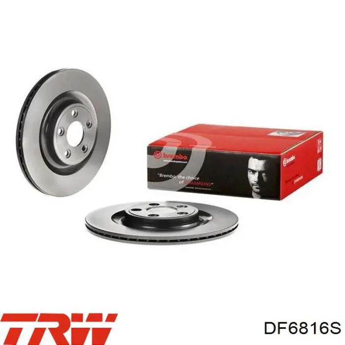 Задні дискові гальма TRW DF6816S ціна, від 103.97 USD