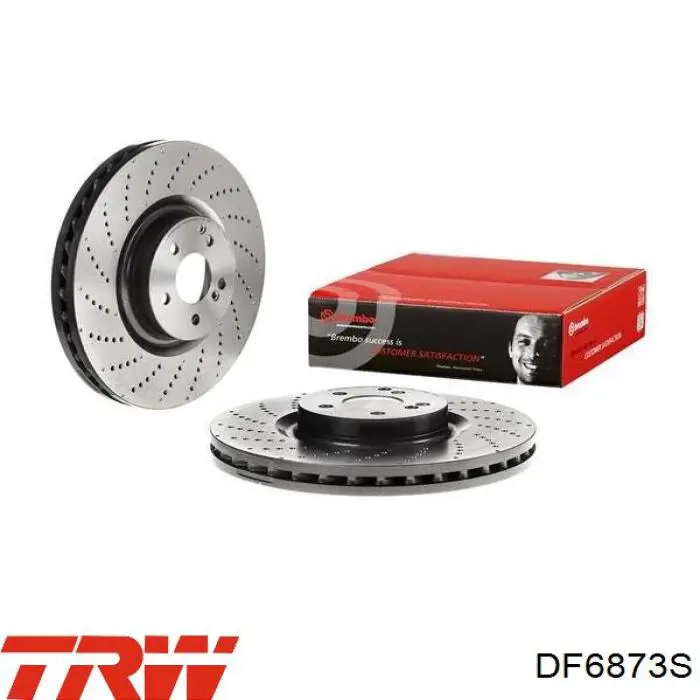 Диск переднього гальма TRW DF6873S ціна, від 497.18 USD
