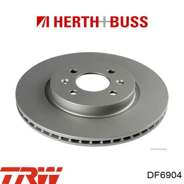 Гальмівні диски передні DF6904 TRW