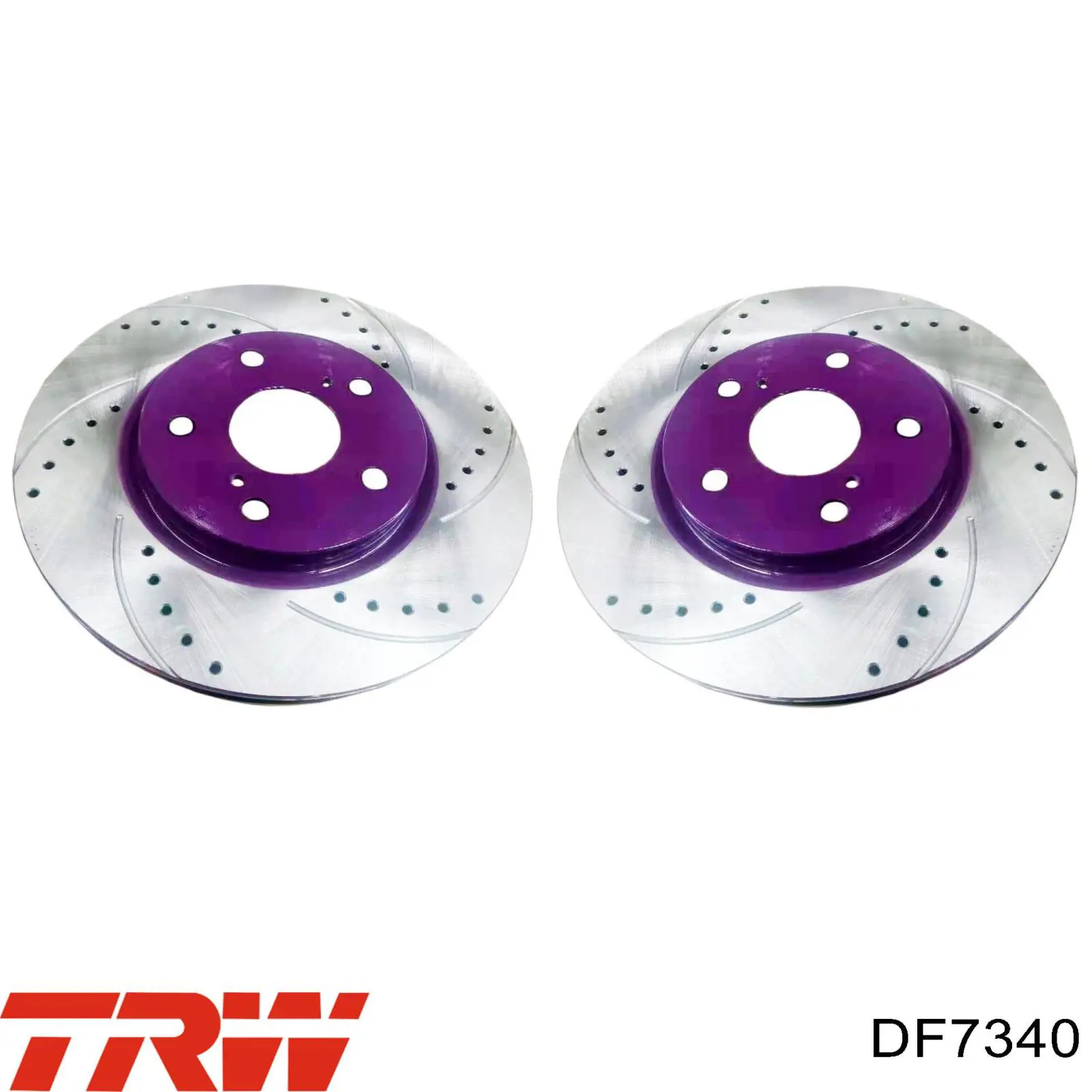 Диск гальмівний передній TRW DF7340
