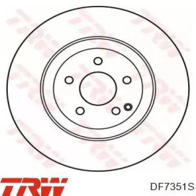 Купити A204421291207 Mercedes Ротор гальмівний