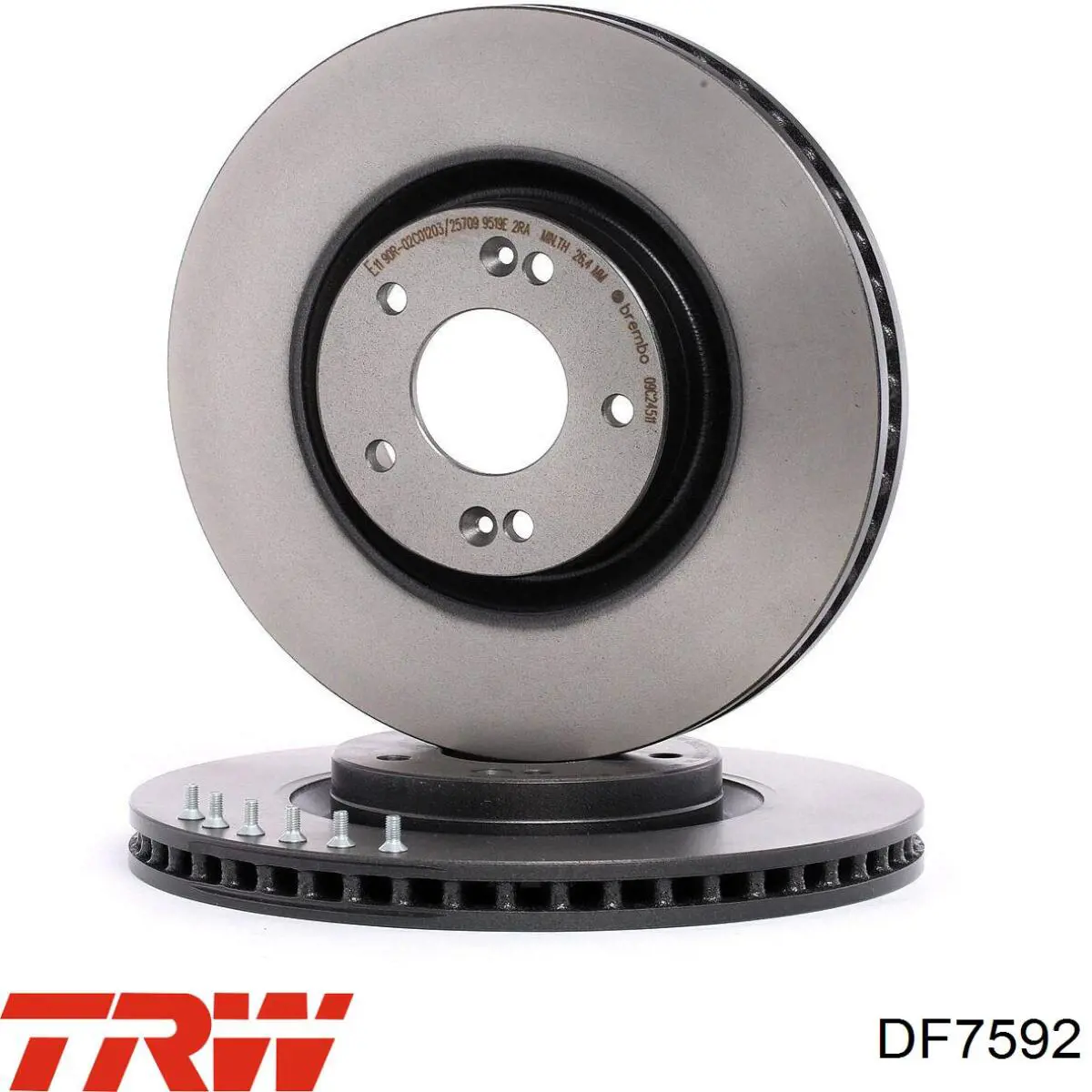 Диск переднього гальма TRW DF7592 ціна, від 56.69 USD