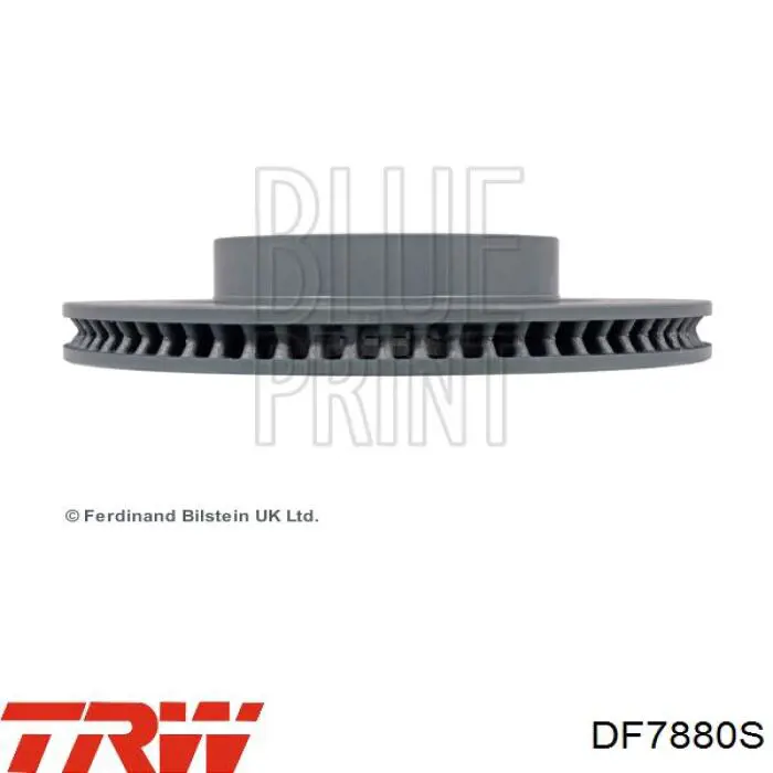 Диск гальмівний передній TRW DF7880S