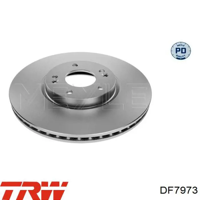 Диск гальмівний передній TRW DF7973