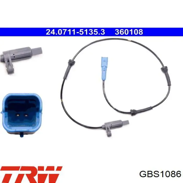 818028202 Triscan датчик абс (abs задній)