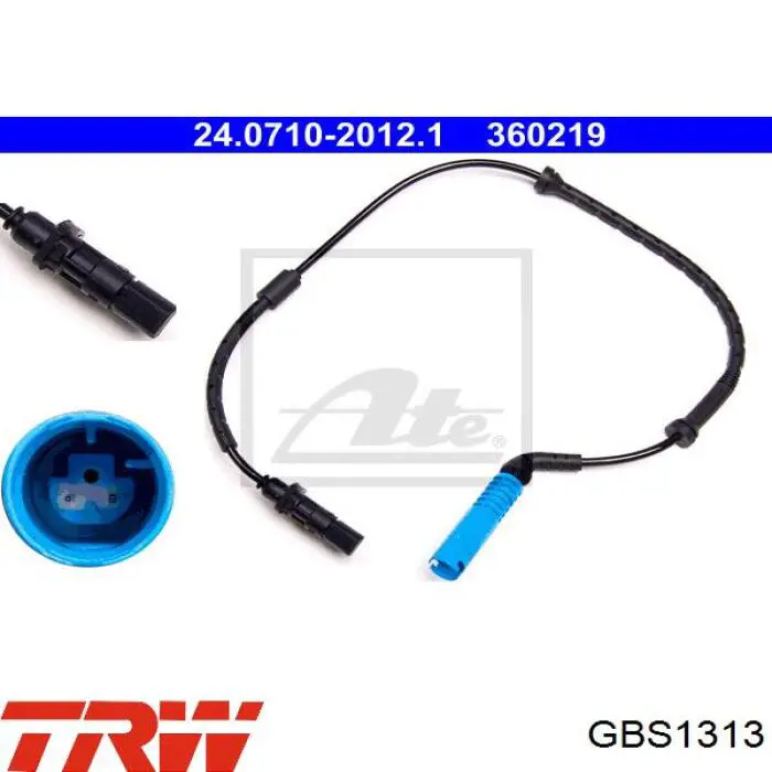 GBS1313 TRW Датчик АБС (ABS) задній
