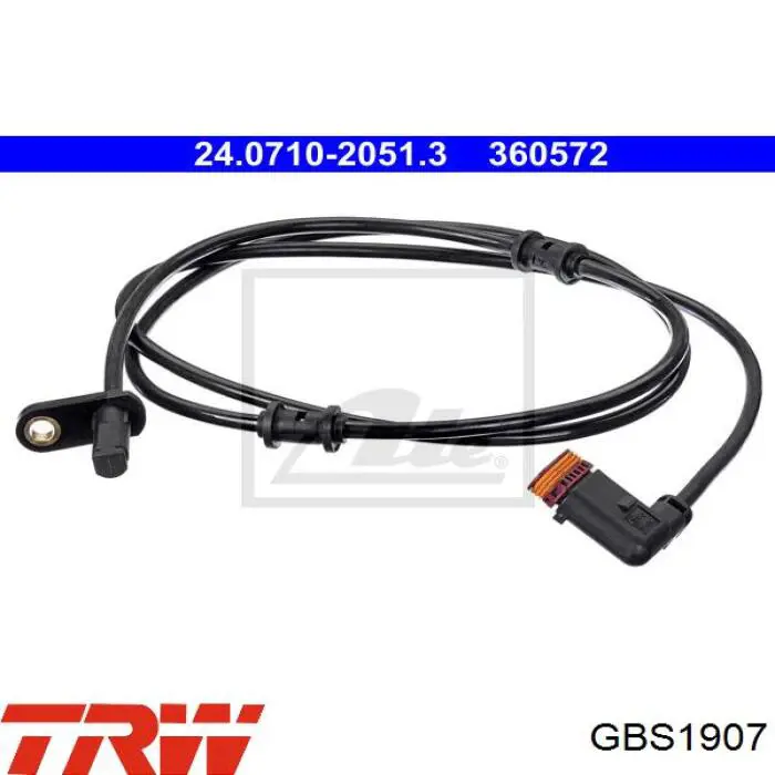 Купити GBS1907 TRW Датчик АБС (ABS) задній