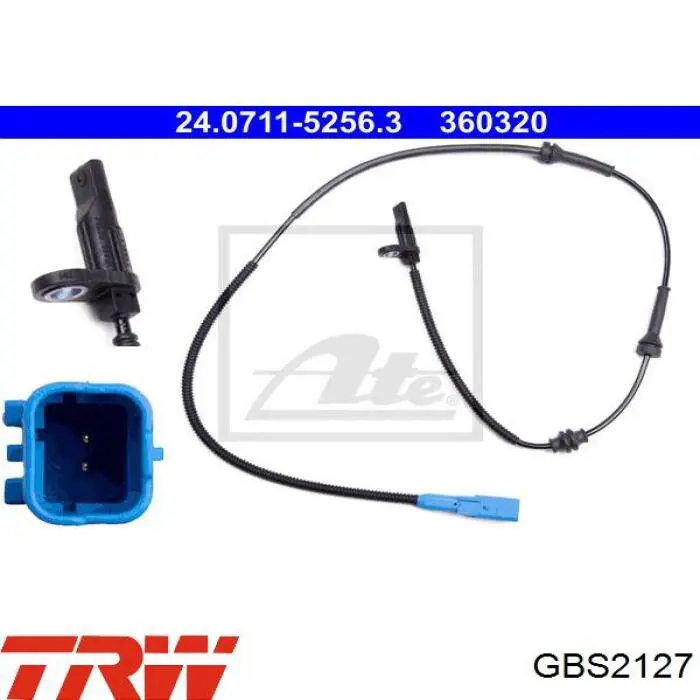 Датчик ABS передній TRW GBS2127 ціна, від 18.38 USD