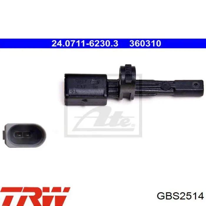 Передній правий датчик абс TRW GBS2514