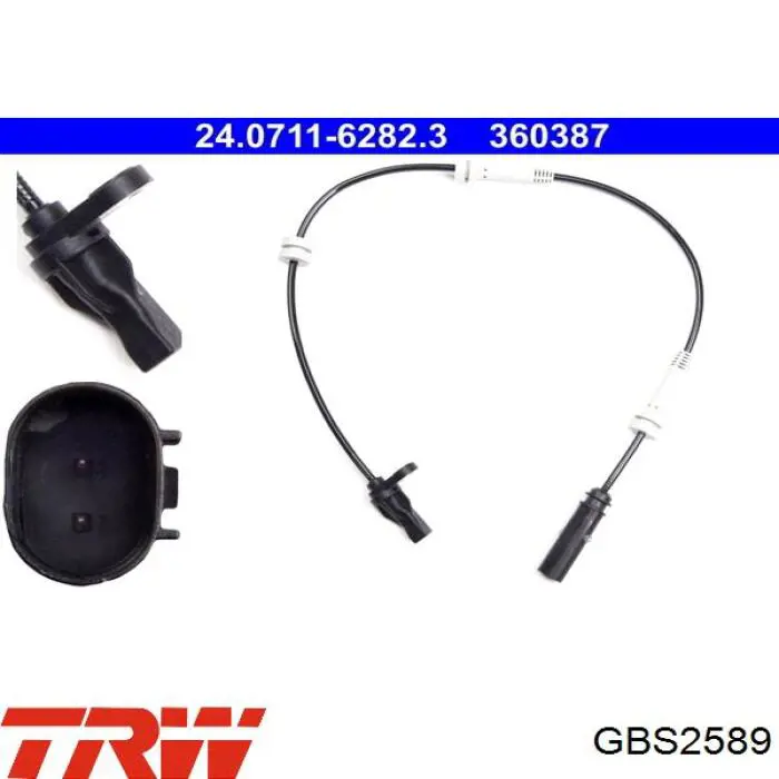 Датчик АБС (ABS) задній Hans Pries (Topran) 502993 ціна, від 18.69 USD