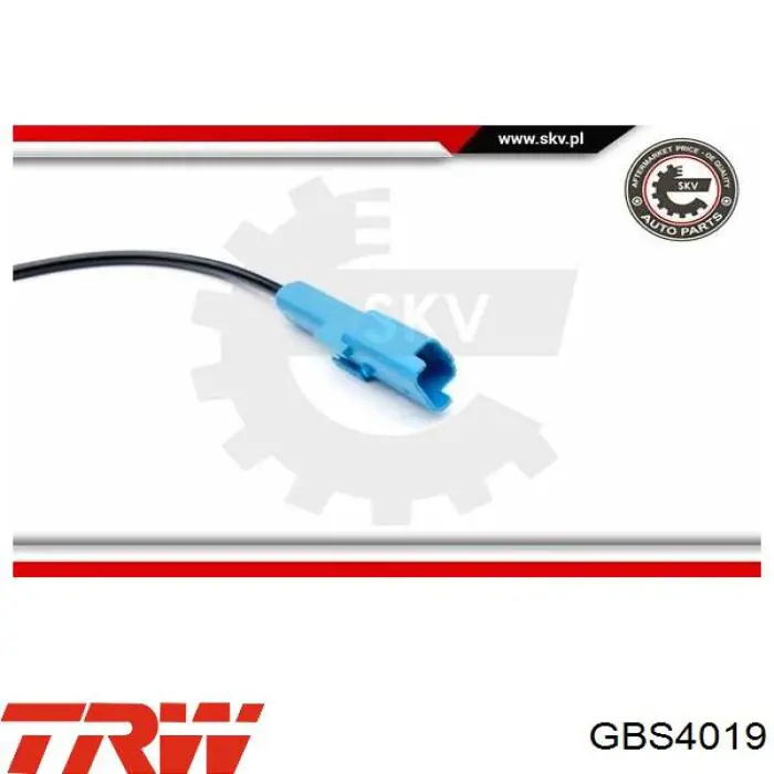 Купити GBS4019 TRW Датчик АБС (ABS) задній