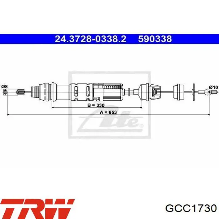 Трос зчеплення Linex 091030 ціна, від 15.59 USD