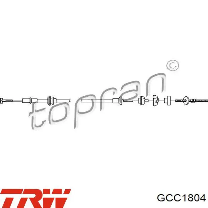381013 Linex Трос зчеплення
